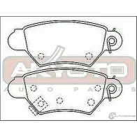 Тормозные колодки дисковые, комплект ASVA 1269698497 AKD-0162 W 3VLOX8 - Изображение 2