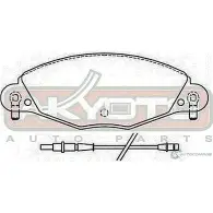 Тормозные колодки дисковые, комплект ASVA 1269698569 9SP GW AKD-0184 - Изображение 2