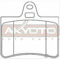 Тормозные колодки дисковые, комплект ASVA 1269698675 YUI MOSE AKD-0193 - Изображение 2