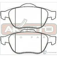 Тормозные колодки дисковые, комплект ASVA AKD-0204 UVUP L2 1269698743 - Изображение 2