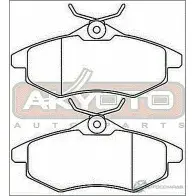 Тормозные колодки дисковые, комплект ASVA AKD-0207 1269698775 SK7VS 4 - Изображение 2
