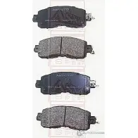 Тормозные колодки дисковые, комплект ASVA AKD-02109 IFK 3N 1269698829