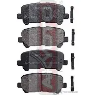Тормозные колодки дисковые, комплект ASVA X4AV5 OY 1311923769 AKD-03201