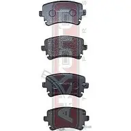 Тормозные колодки дисковые, комплект ASVA K9KBDB F AKD-0330 1269699117