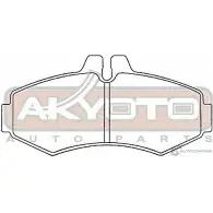 Тормозные колодки дисковые, комплект ASVA AKD-0332 1269699129 7 HN8KD - Изображение 2