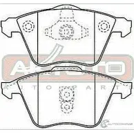 Тормозные колодки дисковые, комплект ASVA AKD-0334 YCI5 Q 1269699155 - Изображение 2