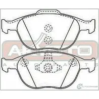 Тормозные колодки дисковые, комплект ASVA 1269699169 4RL N25 AKD-0337 - Изображение 2