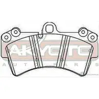 Тормозные колодки дисковые, комплект ASVA 1269699205 AKV 8G12 AKD-0346 - Изображение 2