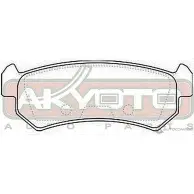 Тормозные колодки дисковые, комплект ASVA AKD-0376 1269699467 FK6 28 - Изображение 2