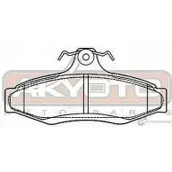 Тормозные колодки дисковые, комплект ASVA L 05J0H AKD-0424 1269699493 - Изображение 2