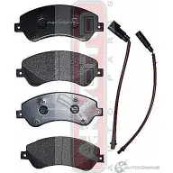 Тормозные колодки дисковые, комплект ASVA 1269699533 AKD-0444 M 1TF9AG