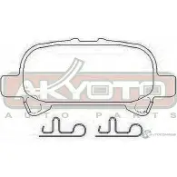 Тормозные колодки дисковые, комплект ASVA 0 9XQSCW AKD-06030 1269699817 - Изображение 2