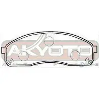 Тормозные колодки дисковые, комплект ASVA AKD-0671 1269699827 N 8ZB7 - Изображение 2
