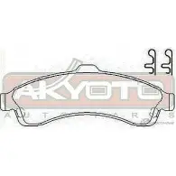 Тормозные колодки дисковые, комплект ASVA AKD-0882 TK X7UV 1269699999 - Изображение 2
