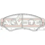 Тормозные колодки дисковые, комплект ASVA AKD-0980 1269700059 EQT HH - Изображение 2