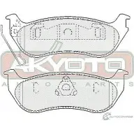 Тормозные колодки дисковые, комплект ASVA 1269700069 AKD-0981 H8E7 B - Изображение 2