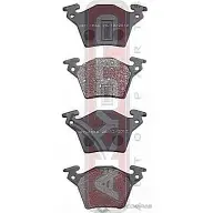 Тормозные колодки дисковые, комплект ASVA 8XH 5U 1269700447 AKD-1046