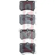 Тормозные колодки дисковые, комплект ASVA F1B F1AR 1269701091 AKD-1113