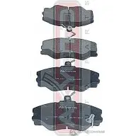 Тормозные колодки дисковые, комплект ASVA AKD-1118 WC9 69ZY 1269701145