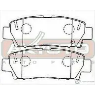 Тормозные колодки дисковые, комплект ASVA 1269701783 6 G2TBD2 AKD-1171 - Изображение 2
