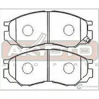 Тормозные колодки дисковые, комплект ASVA 9 ZBZO AKD-1184 1269701879 - Изображение 2