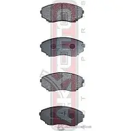Тормозные колодки дисковые, комплект ASVA 1269702001 AKD-1191 8L F972