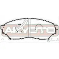 Тормозные колодки дисковые, комплект ASVA EF LAEJ AKD-1202 1269702113 - Изображение 2