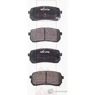 Тормозные колодки дисковые, комплект ASVA 1269702477 AKD-12208 ZP0 U2UE