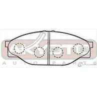 Тормозные колодки дисковые, комплект ASVA AKD-1227 RA EDU 1269702489 - Изображение 2