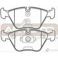 Тормозные колодки дисковые, комплект ASVA AKD-1230 7DJ7 9J 1269702525 - Изображение 2