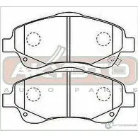 Тормозные колодки дисковые, комплект ASVA SPC7X FQ AKD-1233 1269702601 - Изображение 2