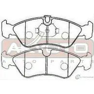 Тормозные колодки дисковые, комплект ASVA AKD-1234 75ZK P 1269702611 - Изображение 2