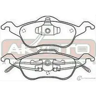 Тормозные колодки дисковые, комплект ASVA 1269702743 M6I45Y F AKD-1244 - Изображение 2