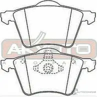 Тормозные колодки дисковые, комплект ASVA 1269702835 ZAM B1T AKD-1250 - Изображение 2