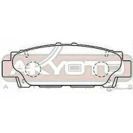 Тормозные колодки дисковые, комплект ASVA VPC7 F 1269702843 AKD-1252 - Изображение 2