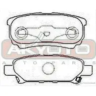 Тормозные колодки дисковые, комплект ASVA 1269702917 AKD-1263 KK2 9KY - Изображение 2