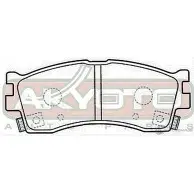 Тормозные колодки дисковые, комплект ASVA 1269703299 PSU 924J AKD-1299 - Изображение 2