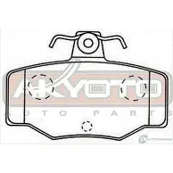 Тормозные колодки дисковые, комплект ASVA MR Q3LA AKD-1310 1269703409 - Изображение 2