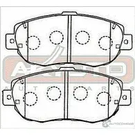 Тормозные колодки дисковые, комплект ASVA 1269703637 AKD-1324 UVZ R8G - Изображение 2
