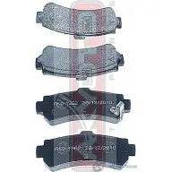 Тормозные колодки дисковые, комплект ASVA 1269703835 I MISB AKD-1362