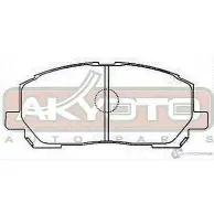 Тормозные колодки дисковые, комплект ASVA KBVC KFF 1269704013 AKD-1457 - Изображение 2
