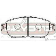 Тормозные колодки дисковые, комплект ASVA 1269704027 AKD-1480 IATC JA7 - Изображение 2