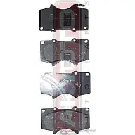 Тормозные колодки дисковые, комплект ASVA 1269704039 7 RLKJJX AKD-1482