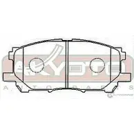 Тормозные колодки дисковые, комплект ASVA IS8LY R3 1269704053 AKD-1497 - Изображение 2