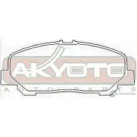 Тормозные колодки дисковые, комплект ASVA AKD-1527 1269704069 7D4 30G - Изображение 2