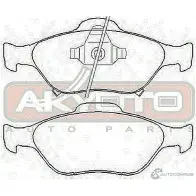 Тормозные колодки дисковые, комплект ASVA AKD-1839 PTHT RBN 1269704393 - Изображение 2