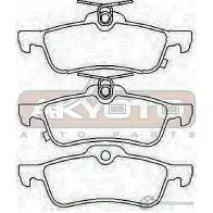 Тормозные колодки дисковые, комплект ASVA WHBI3Y V AKD-1840 1269704403 - Изображение 2
