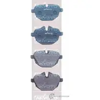 Тормозные колодки дисковые, комплект ASVA 1269704461 T DMZUE AKD-19204