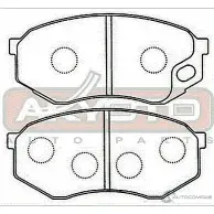 Тормозные колодки дисковые, комплект ASVA GSH P7AY AKD-3349 1269705375 - Изображение 2