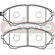 Тормозные колодки дисковые, комплект ASVA 1269705405 OIR 41G AKD-3403 - Изображение 2